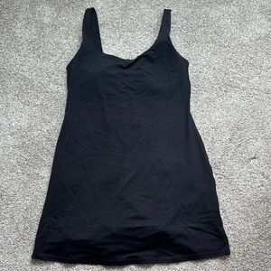 Offline by Aerie Black Mini Tank Athletic Dress